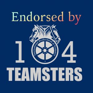 Teamsters 2022 Endorsed by 104 Squared
